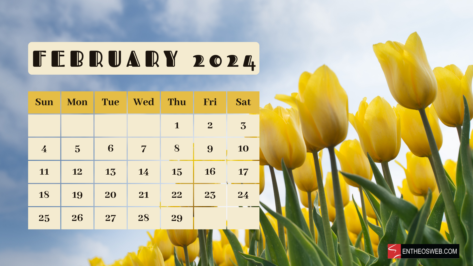 Flowers 2024 Calendar