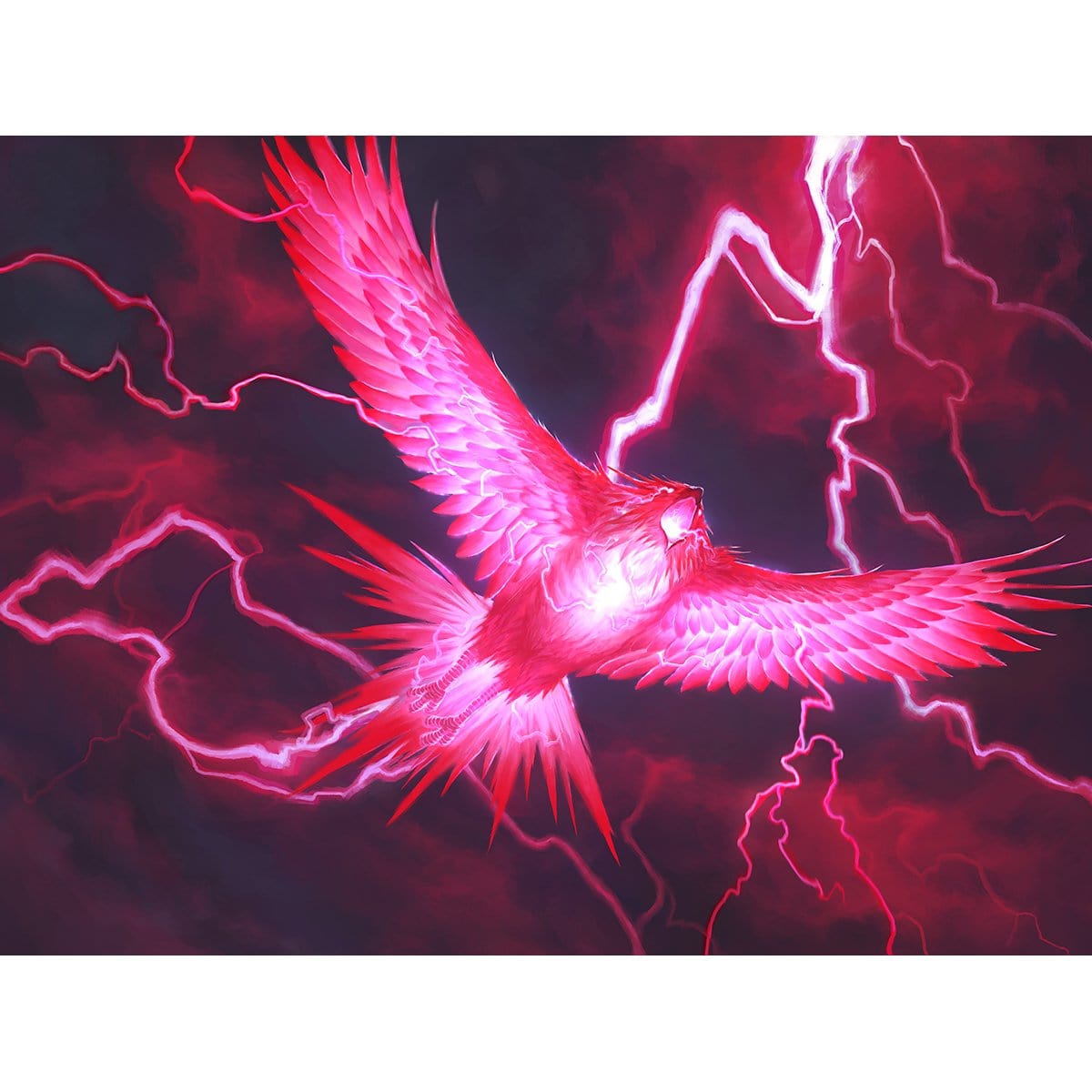 Lightning Phoenix Print